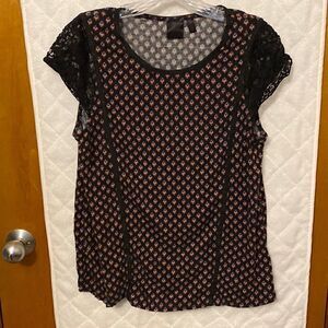 Dress shirt with lace sleeves